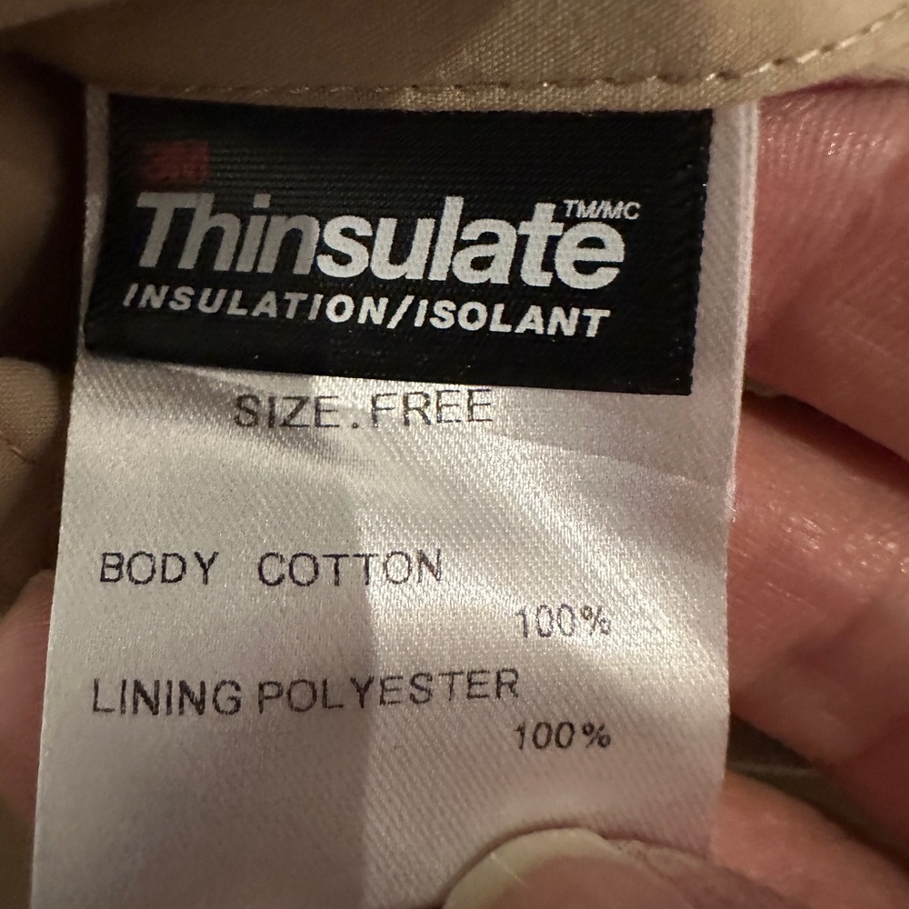 NWOT- EN OR Reversible Beige and Navy Jacket - Picture 8 of 8